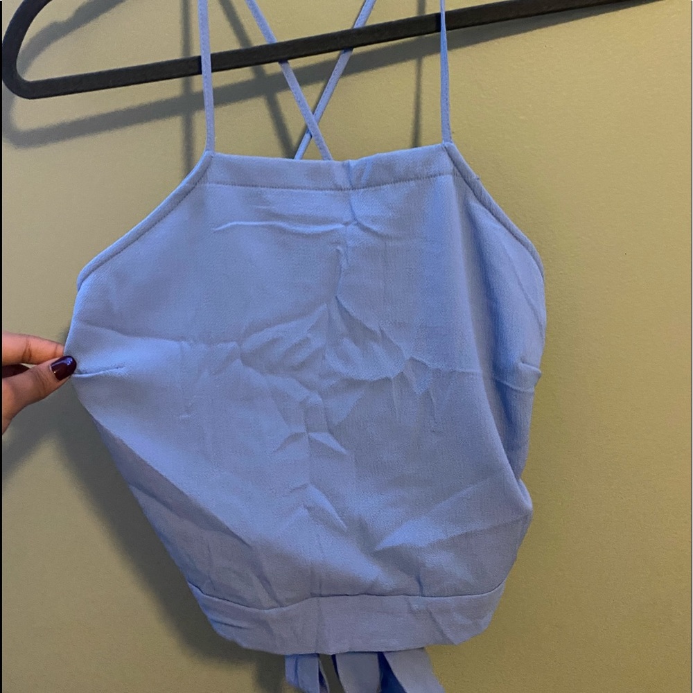 Tie up crop top